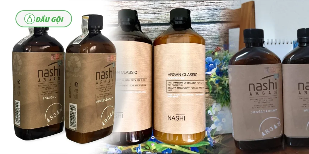 Dầu Gội Nashi Argan Classic - Phục hồi tóc hư tổn đến từ thương hiệu của Ý